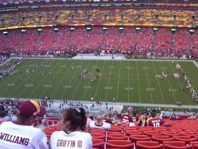 section 453, row 22 seat view  for football - northwest stadium