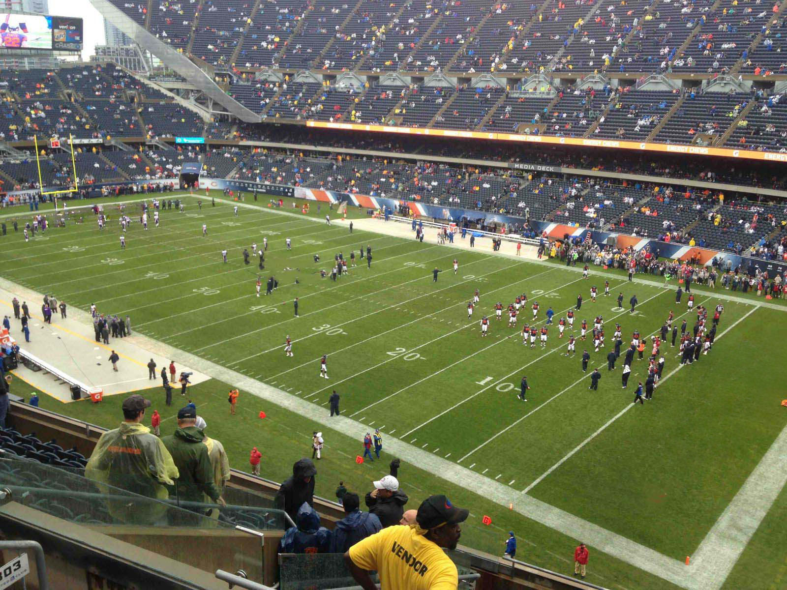 section 303, row 11 seat view  for football - soldier field