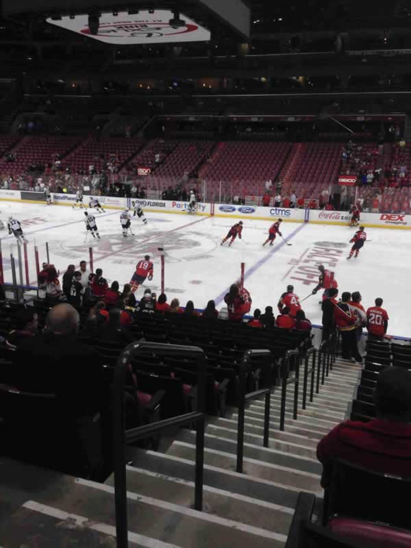 section 116, row 16 seat view  for hockey - amerant bank arena