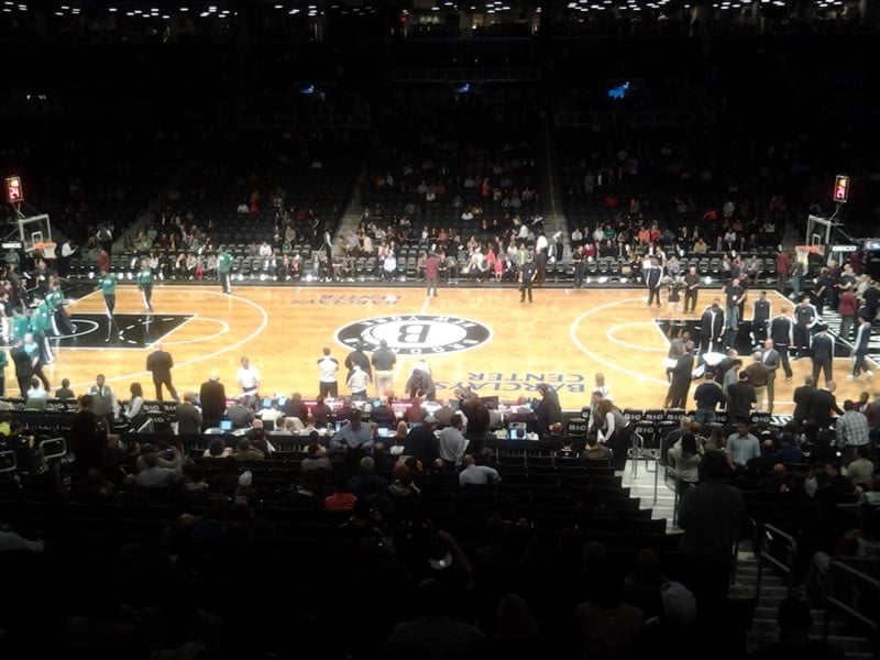 section 108 seat view  for basketball - barclays center