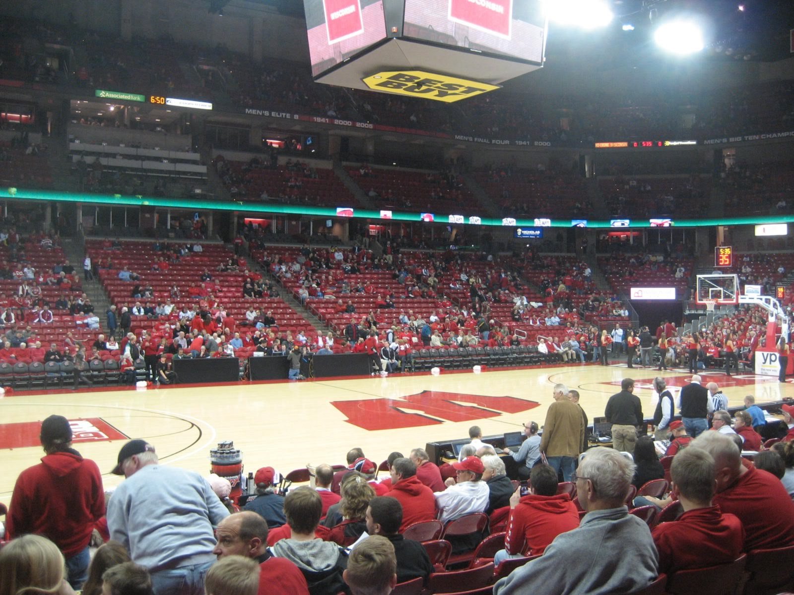 Kohl Center Wi Seating Chart Rows