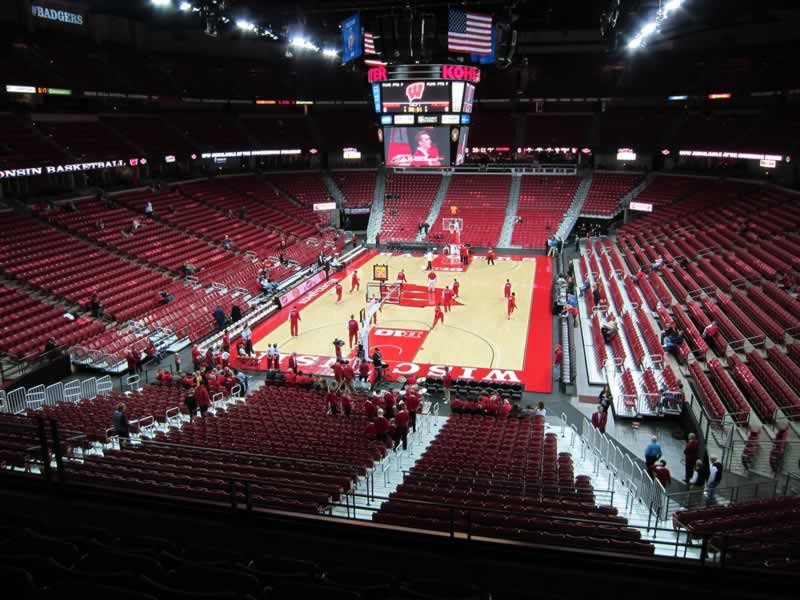 section 214 seat view  - kohl center