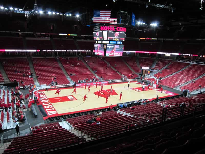 section 210 seat view  - kohl center