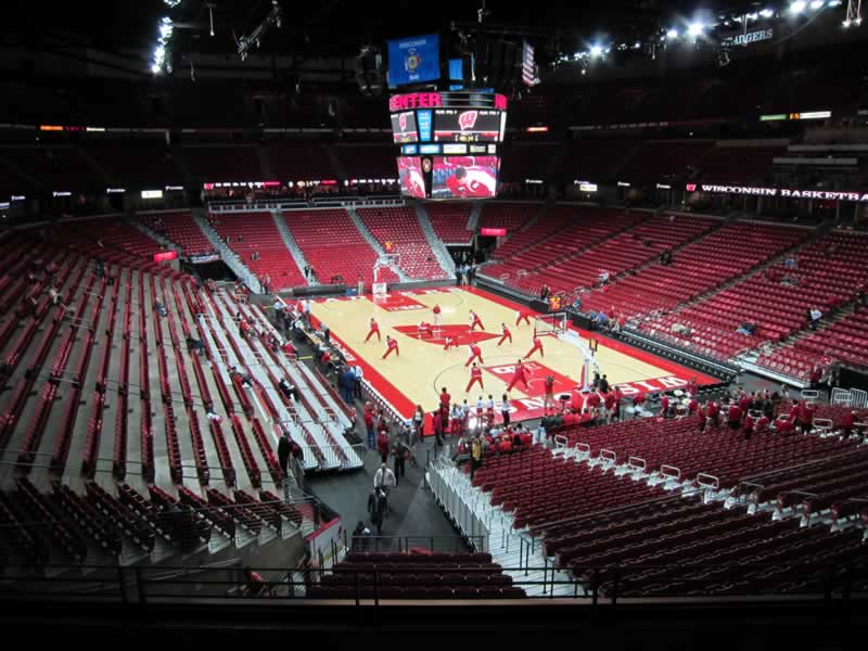 section 217 seat view  for basketball - kohl center