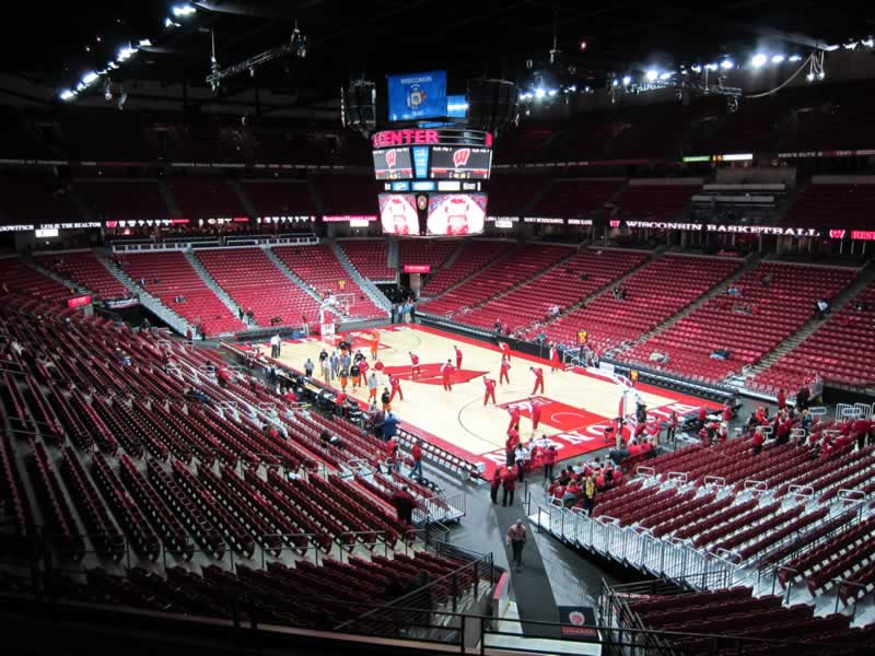 section 218 seat view  - kohl center