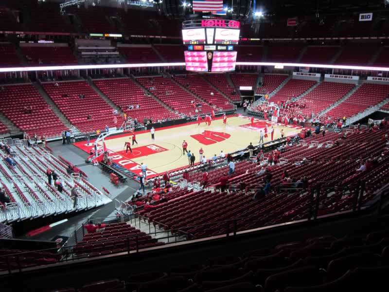 section 225 seat view  - kohl center
