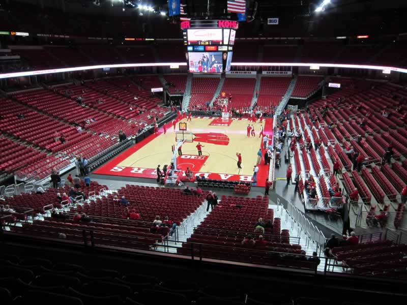 section 228 seat view  for basketball - kohl center