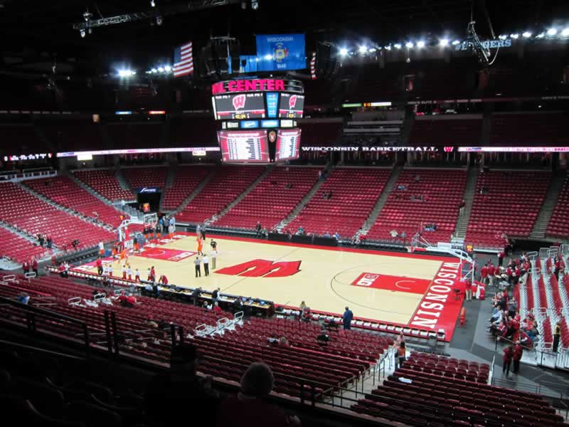section 220 seat view  - kohl center