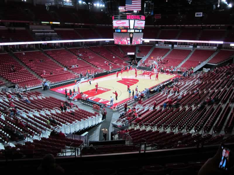 section 226 seat view  for basketball - kohl center
