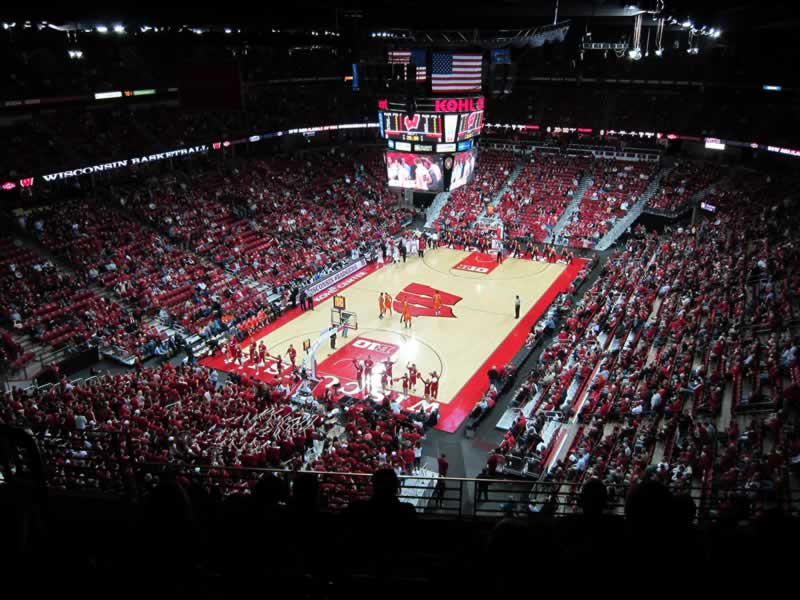 section 313 seat view  - kohl center
