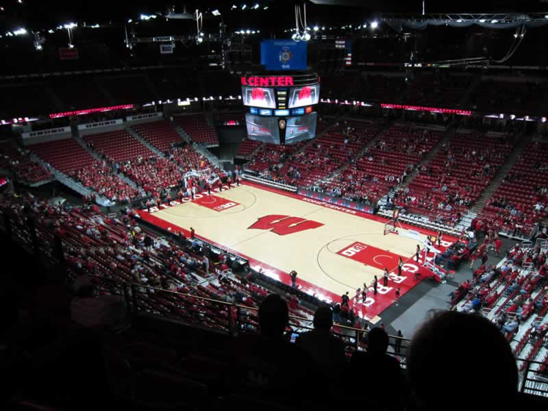 section 305 seat view  for basketball - kohl center