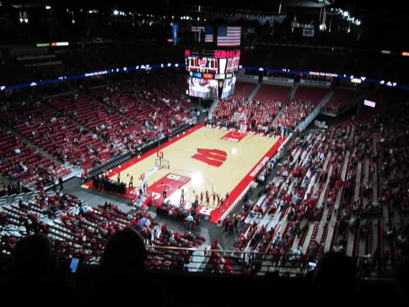 section 327 seat view  - kohl center