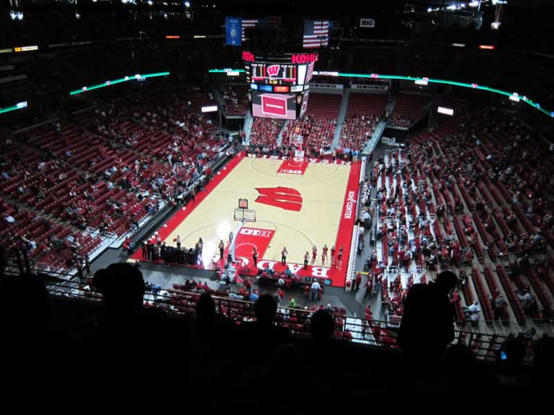 section 328 seat view  - kohl center