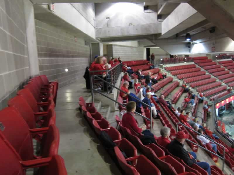 wheelchair seating kohl center