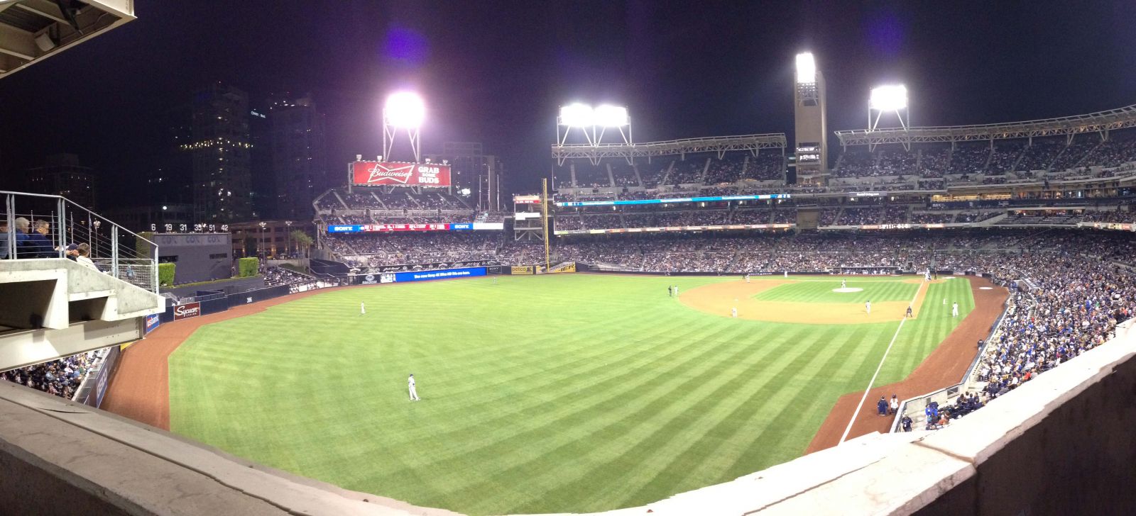 section 224, row 1 seat view  for baseball - petco park
