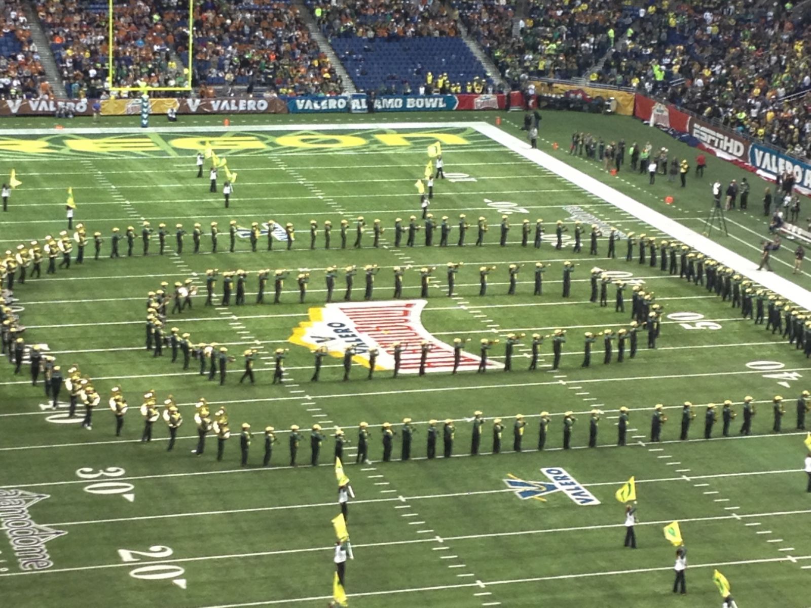 section 327, row 20 seat view  for football - alamodome