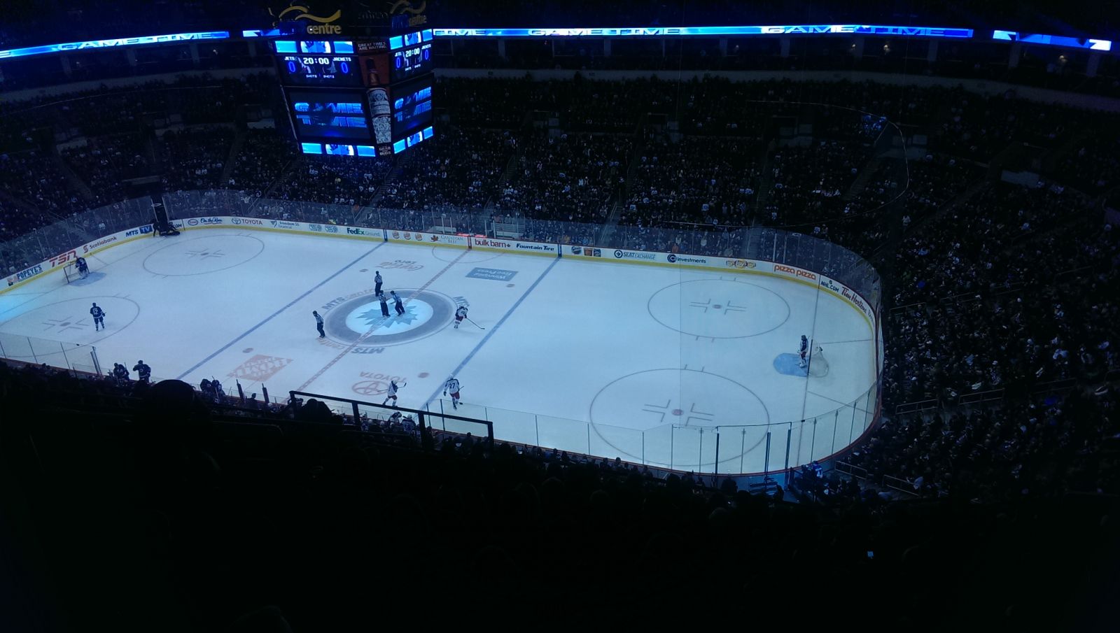 view from Section 318 