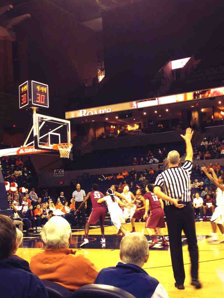 section 113 seat view  for basketball - john paul jones arena