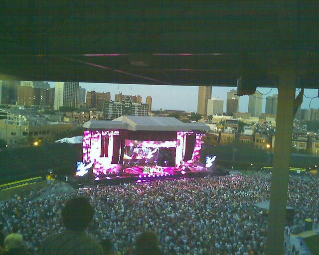section 403 seat view  for concert - wrigley field