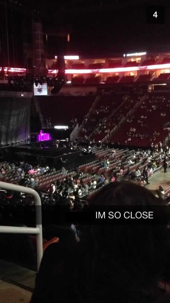 section 119, row 19 seat view  for concert - toyota center