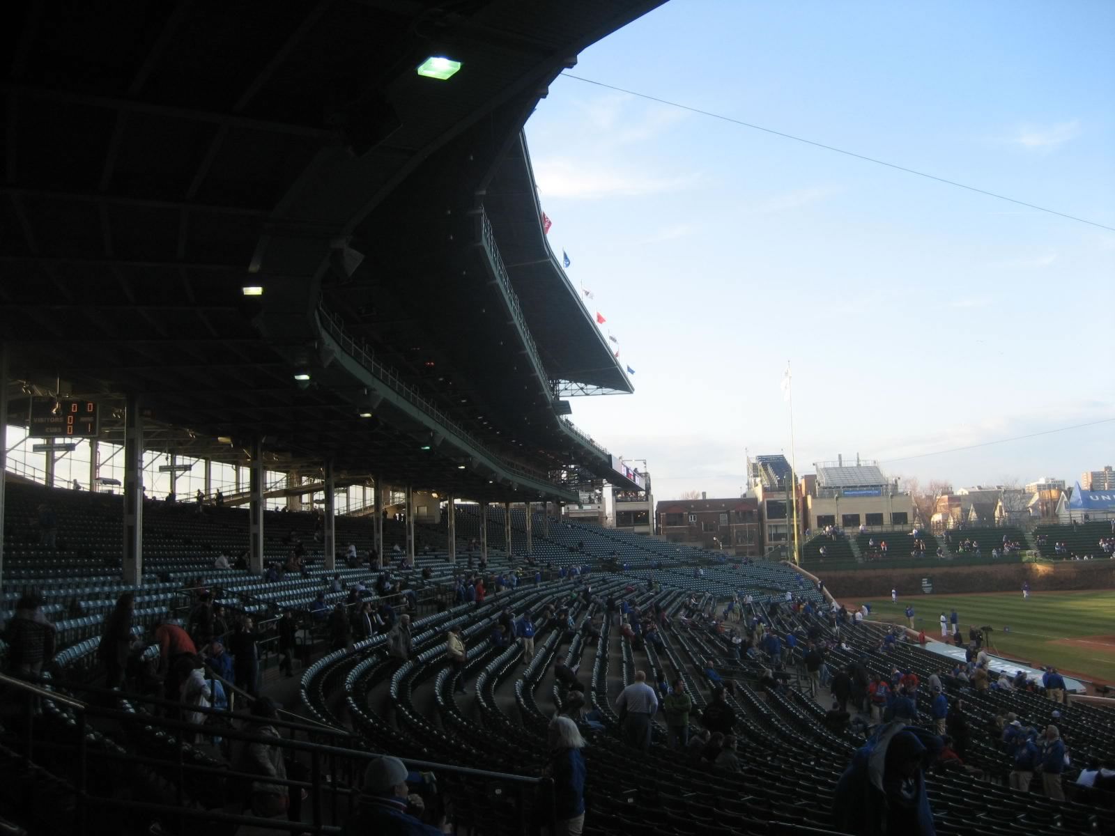 field boxes at wrigley field