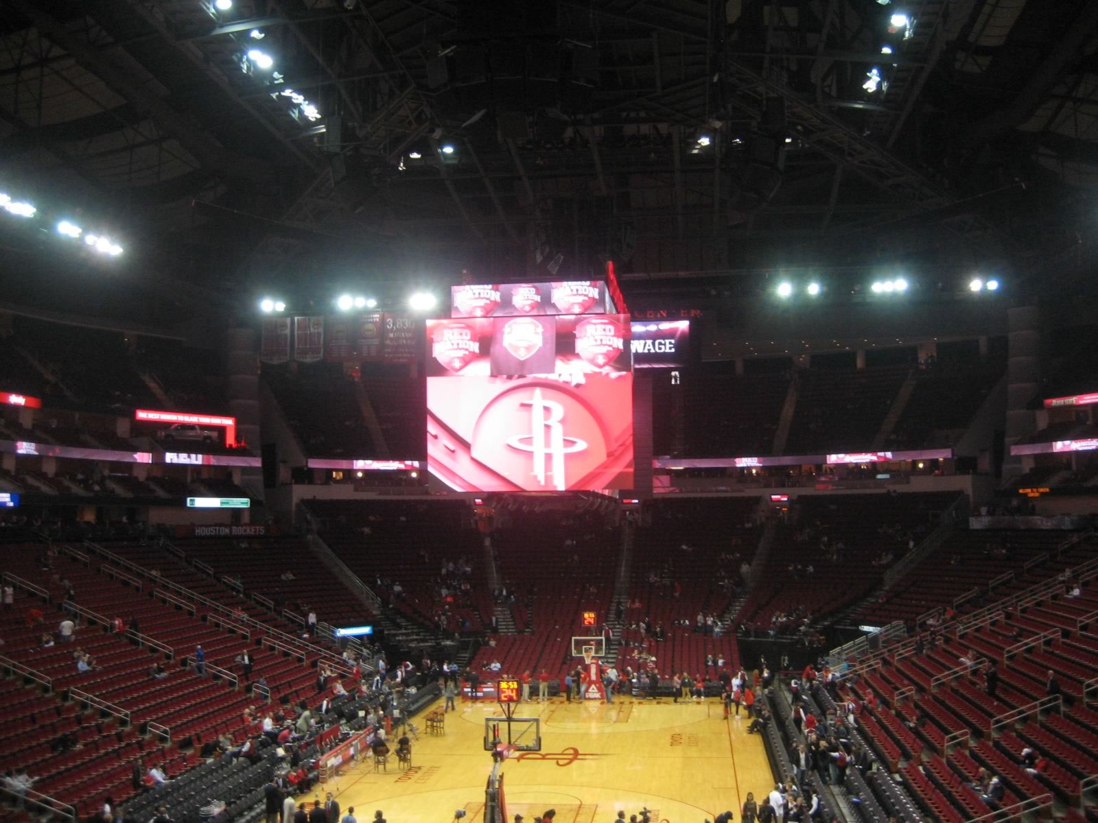 Near the Red Rowdies without the annoyance Toyota Center Section 113