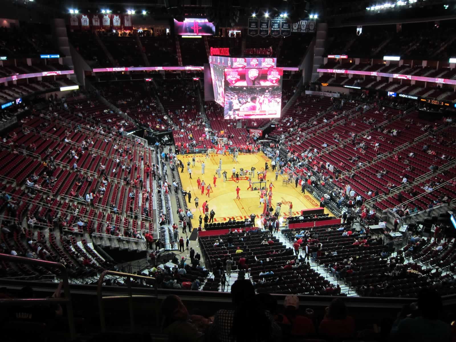 Toyota Center Section 402 - Houston Rockets - RateYourSeats.com