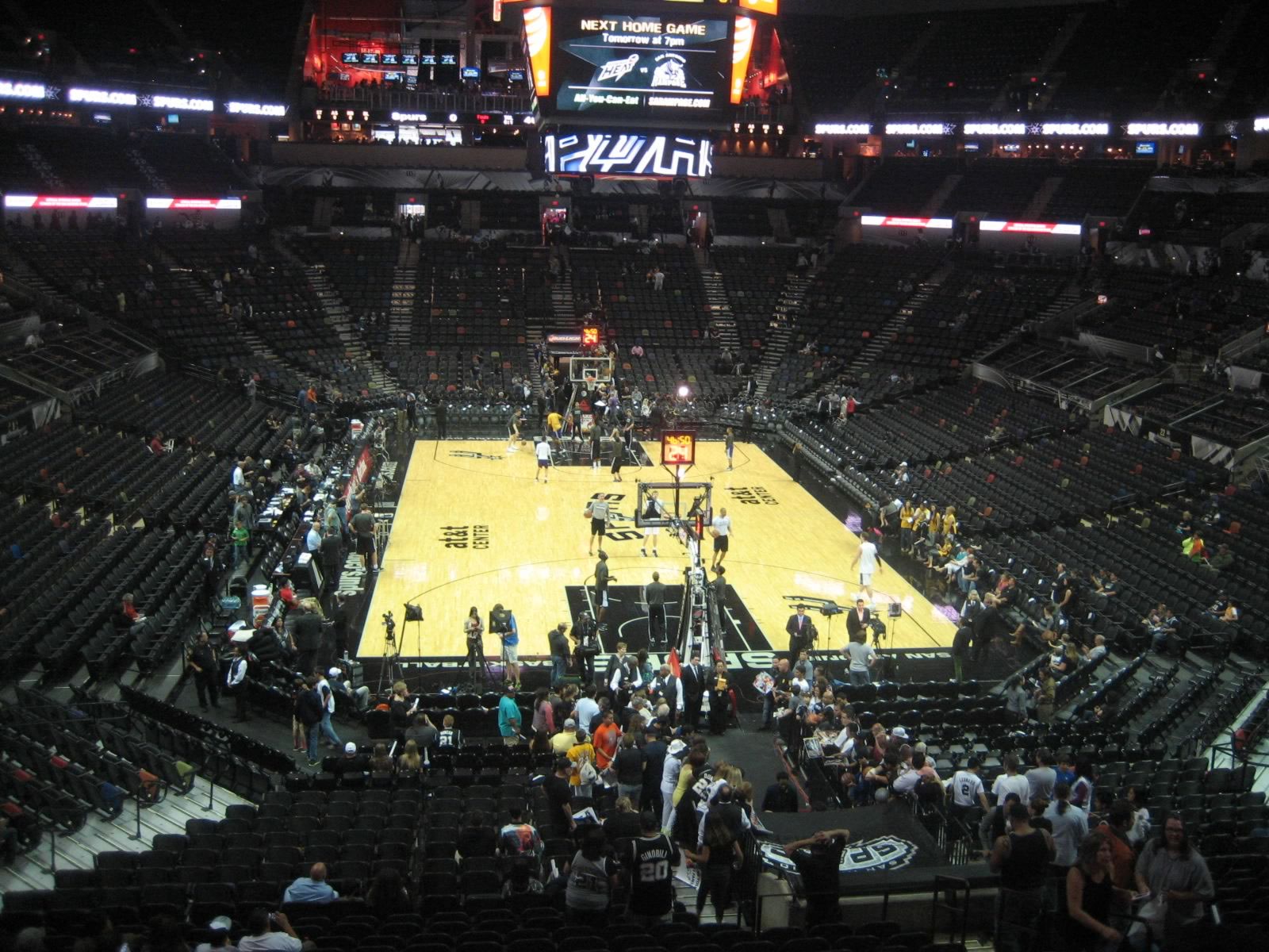 section 101, row 31 seat view  for basketball - frost bank center