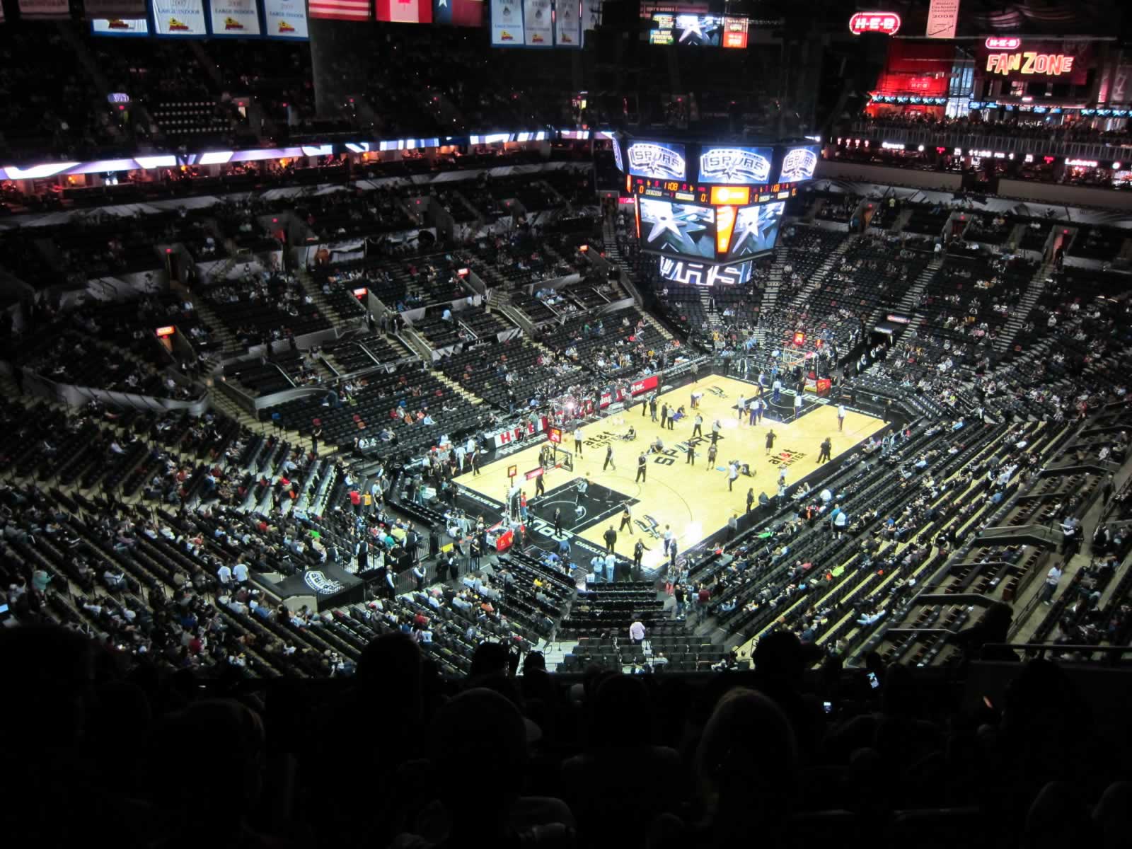 section 229, row 12 seat view  for basketball - frost bank center