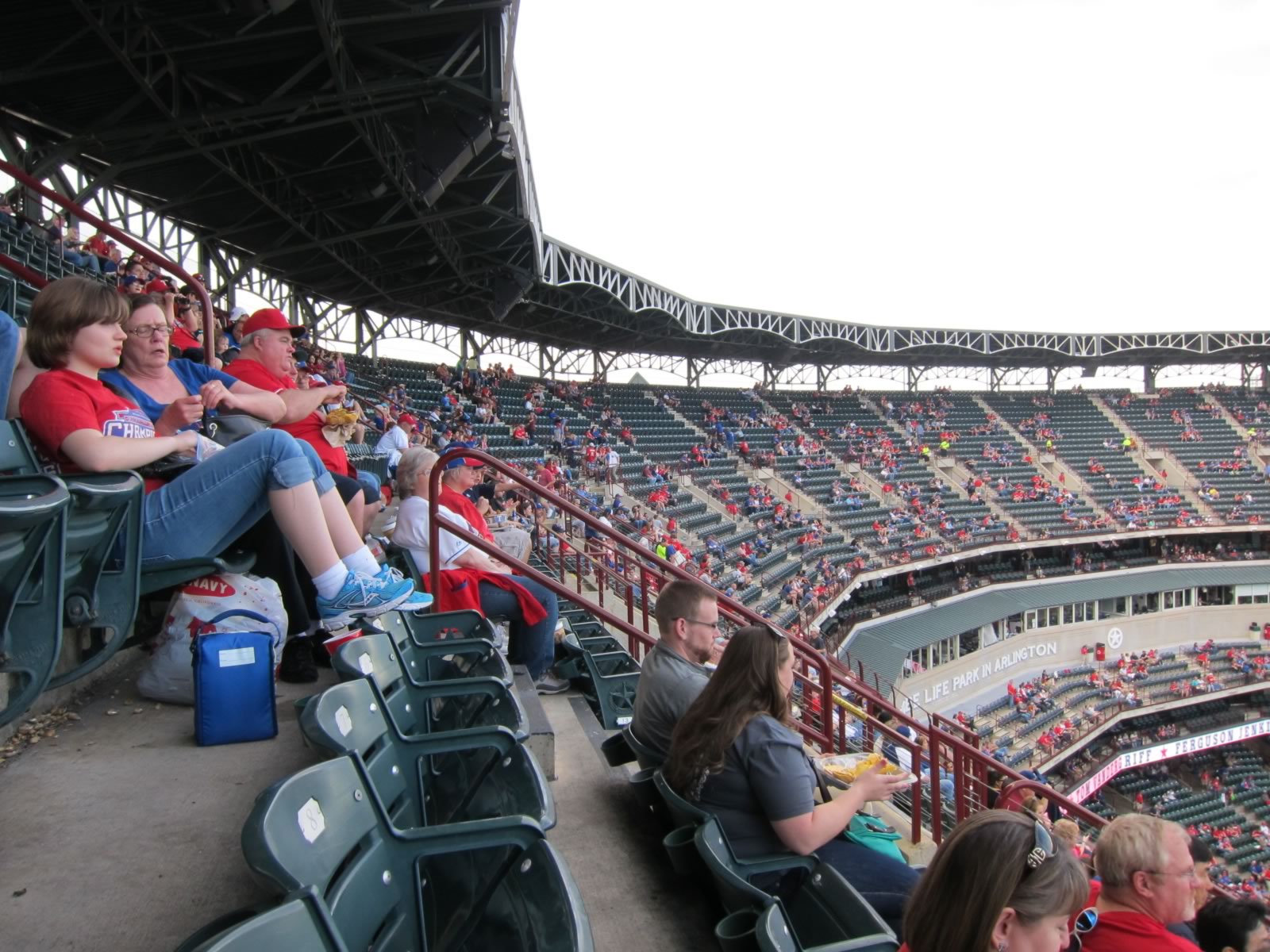 Hand Rails at Globe Life Park
