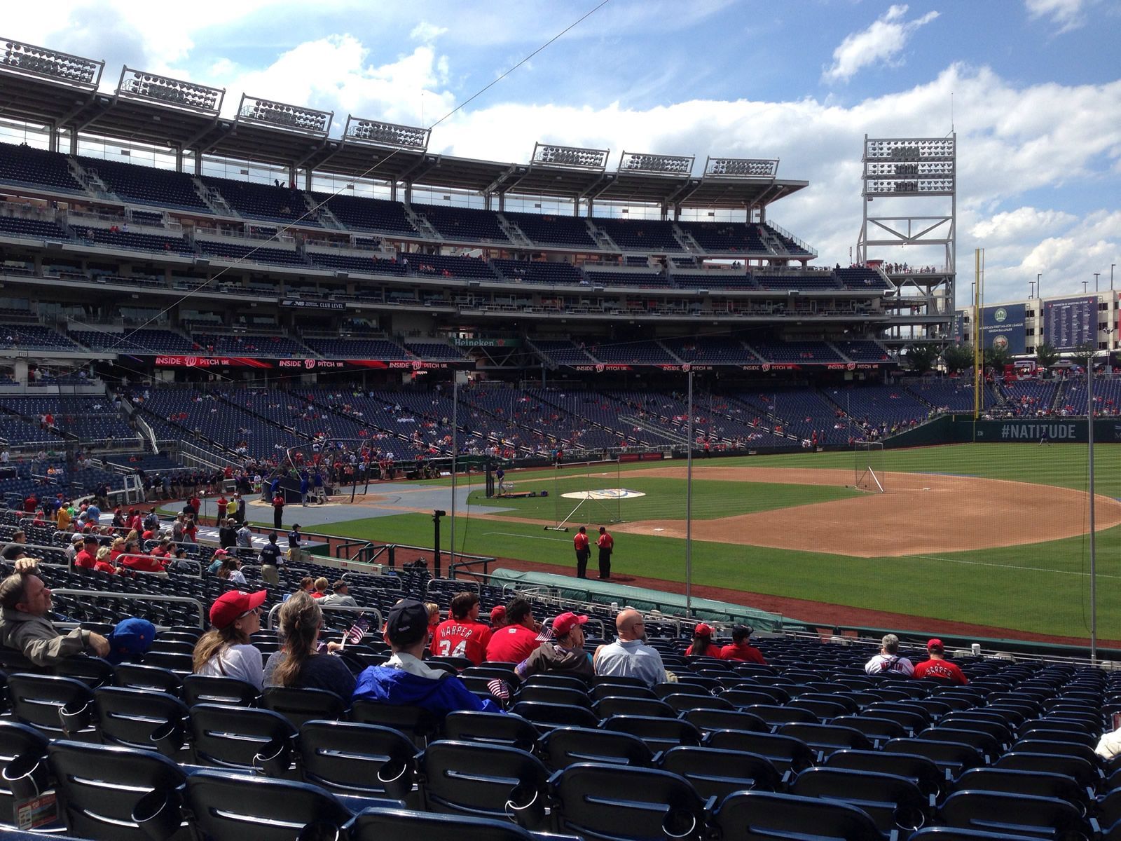 Section 132 at Nationals Park Washington Nationals