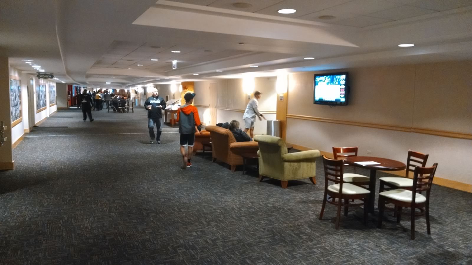 inside the club level