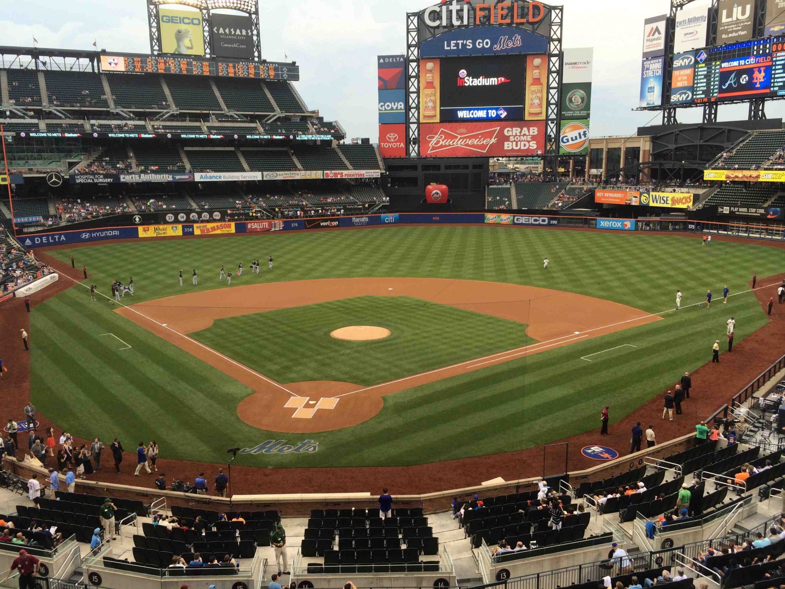 section 316, row 1 seat view  for baseball - citi field