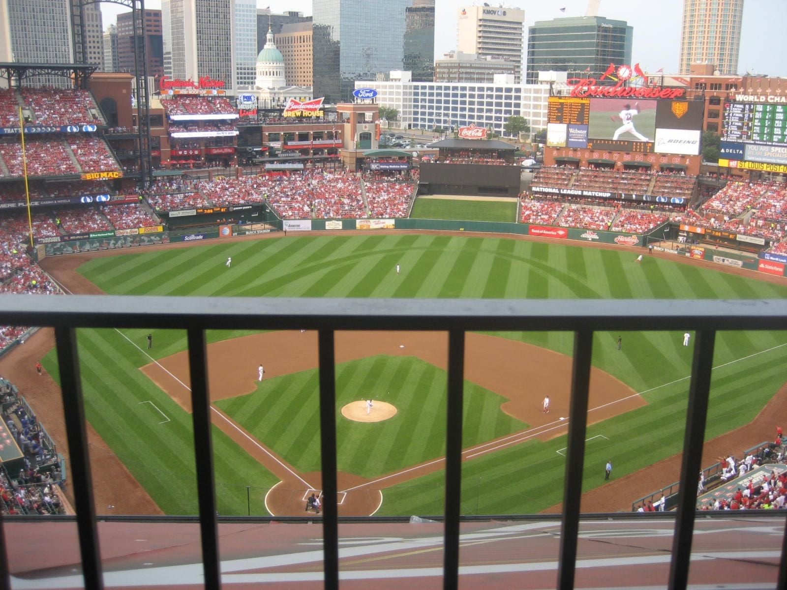 Terrace Infield Busch Stadium Baseball Seating