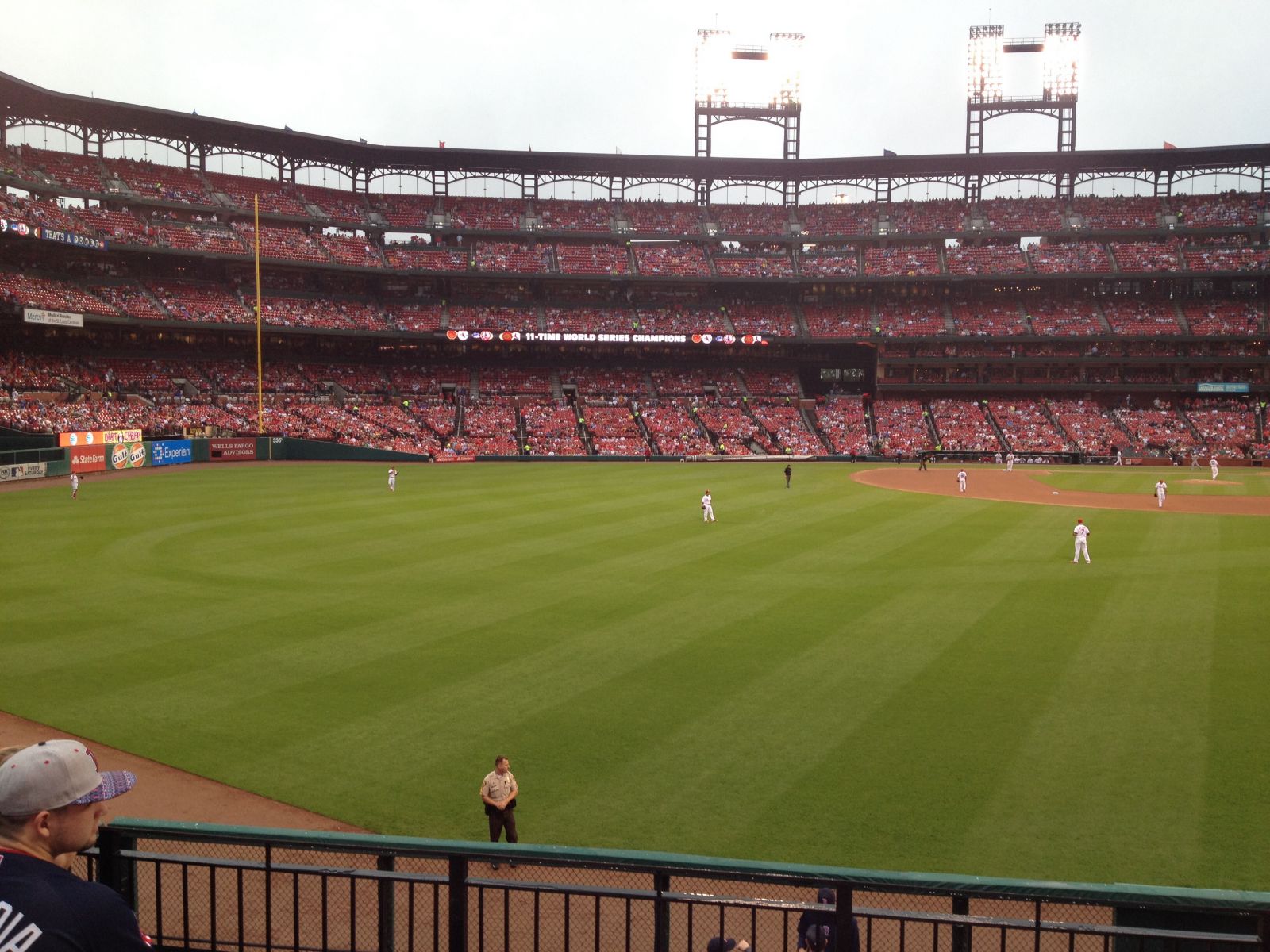 section 191, row 15 seat view  for baseball - busch stadium