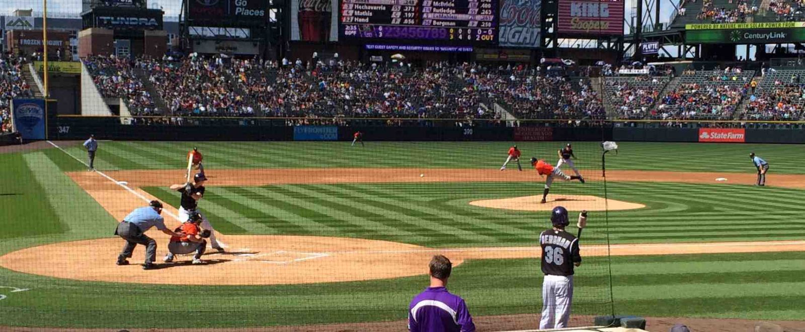 section 127 seat view  for baseball - coors field