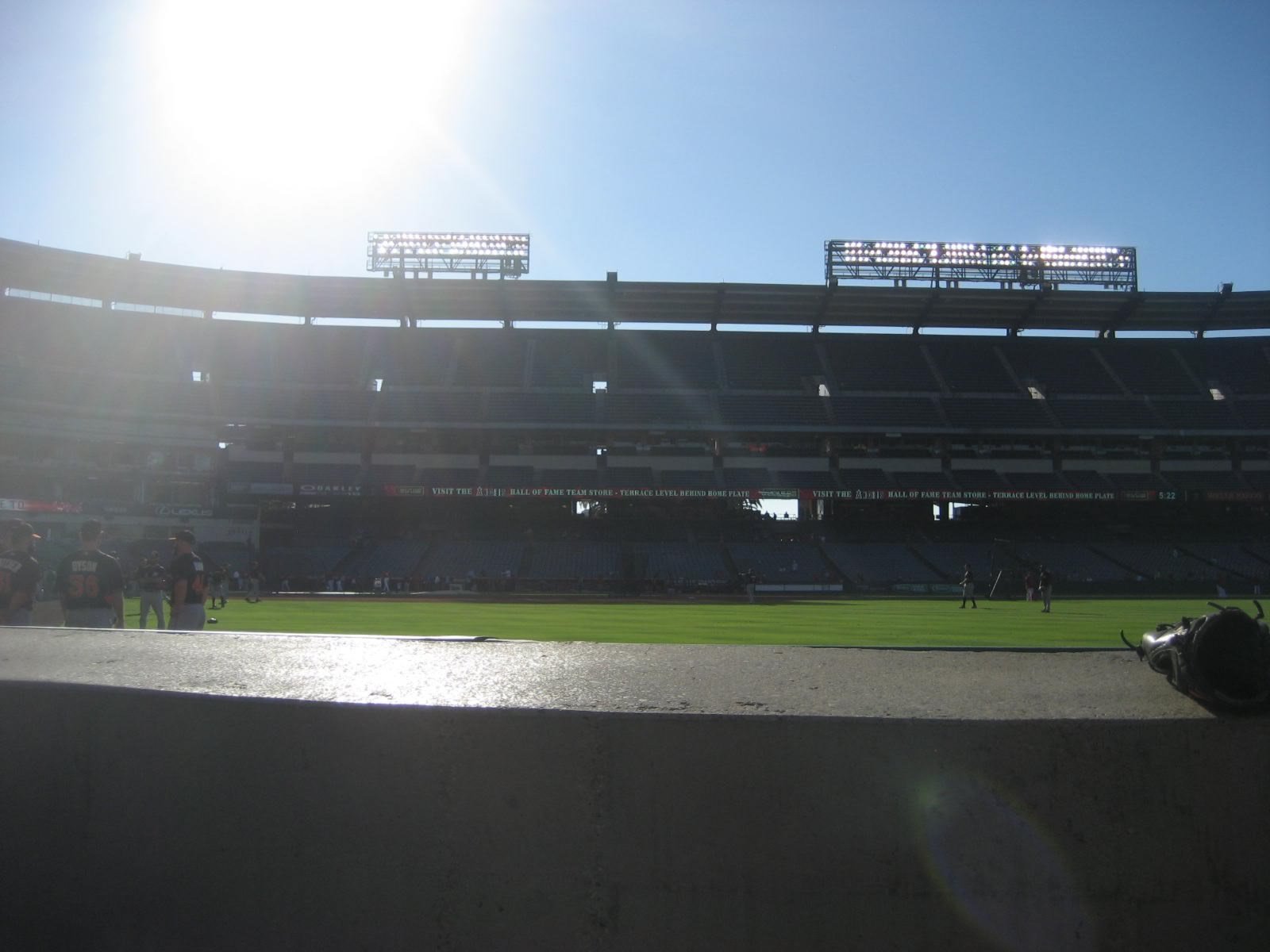 View from Section 134 Row BB