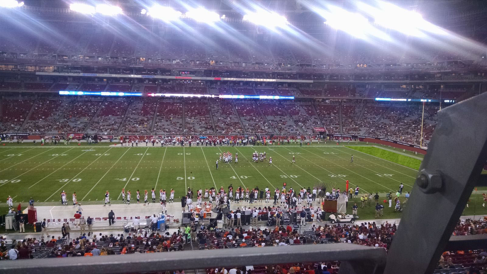 section 238, row 1 seat view  for football - state farm stadium