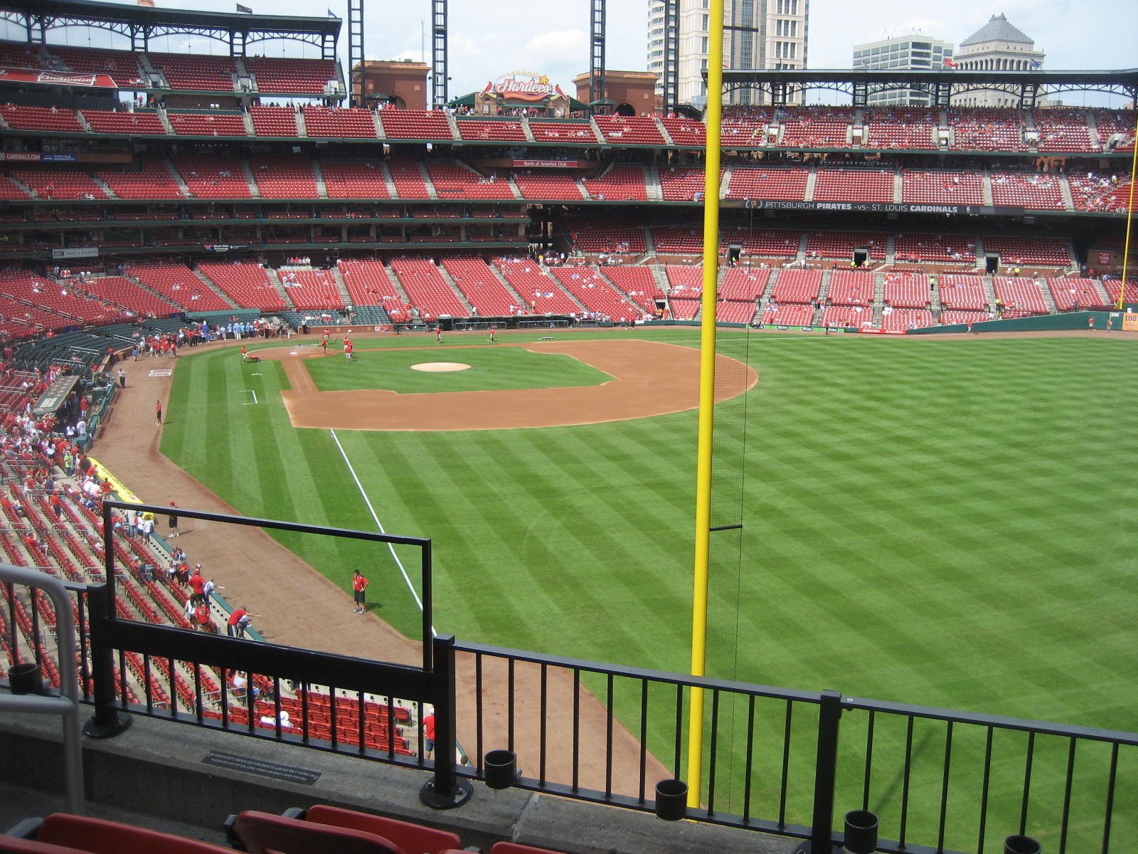 section 230, row 4 seat view  for baseball - busch stadium