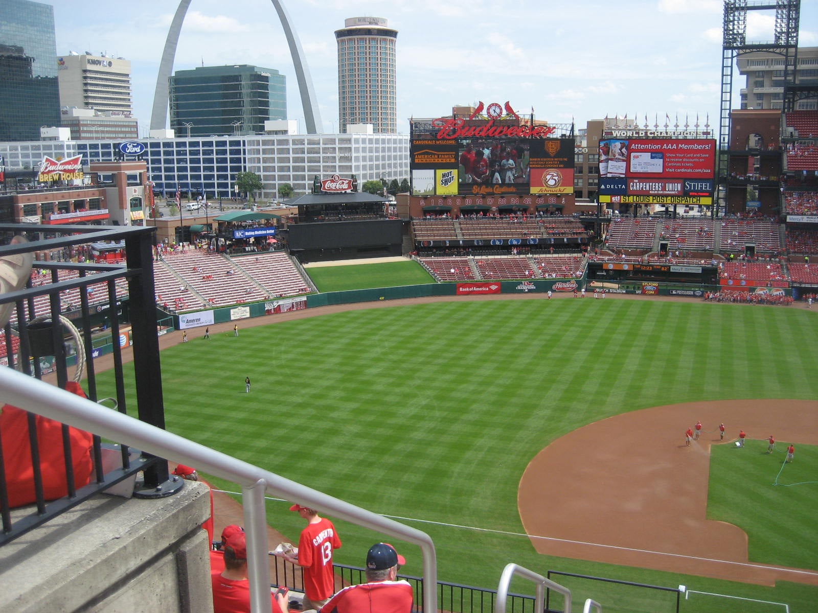 section 356, row 9 seat view  for baseball - busch stadium