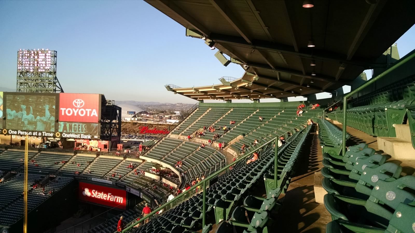 sunny seats angel stadium