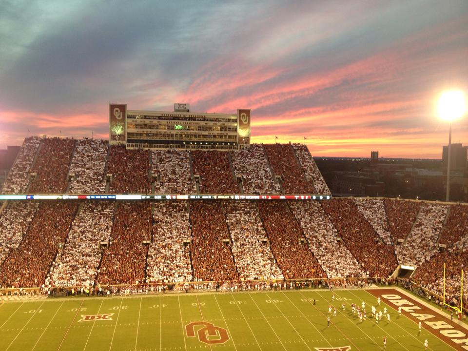 section 231, row 2 seat view  - oklahoma memorial stadium