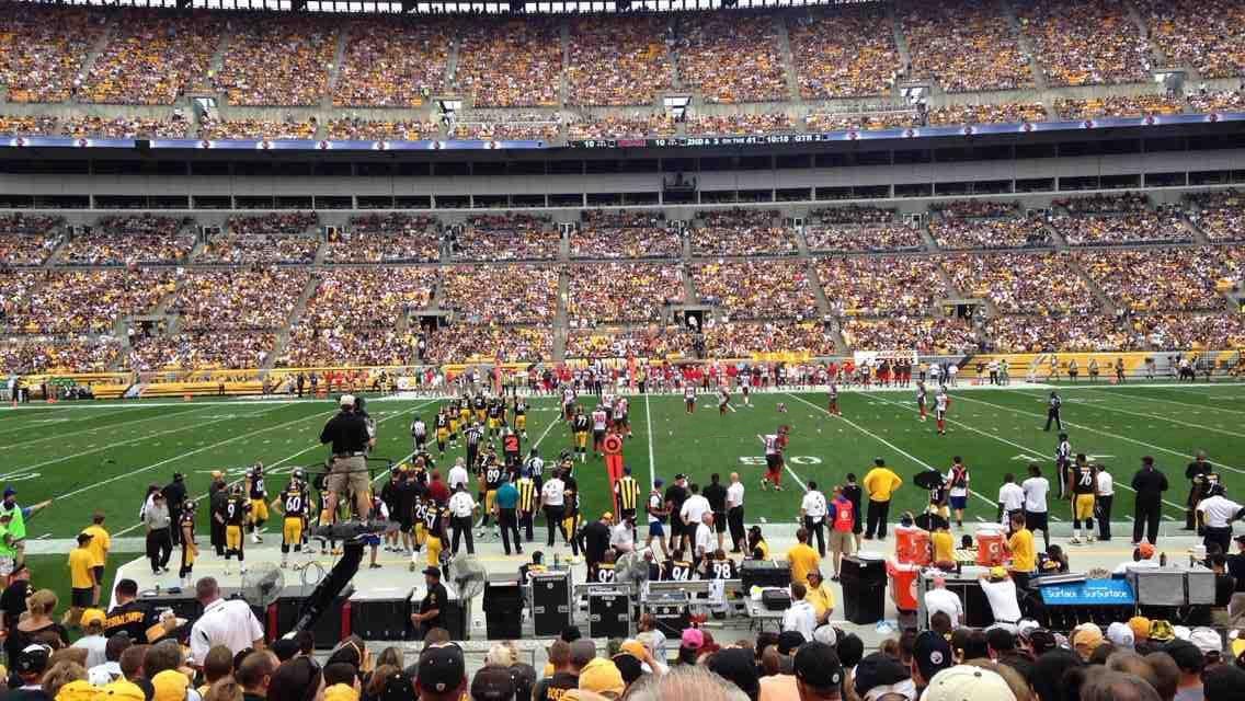 view from Section 134 