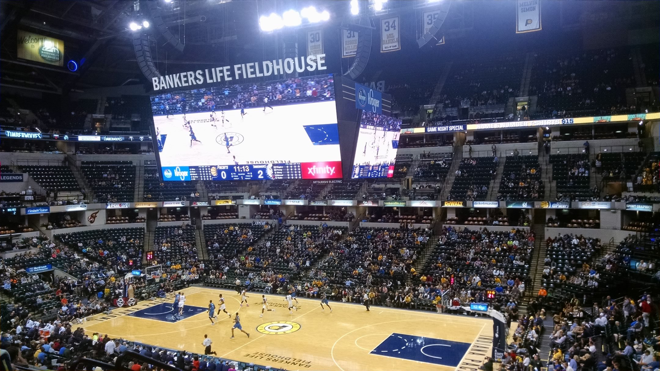 Section 207 at Gainbridge Fieldhouse 