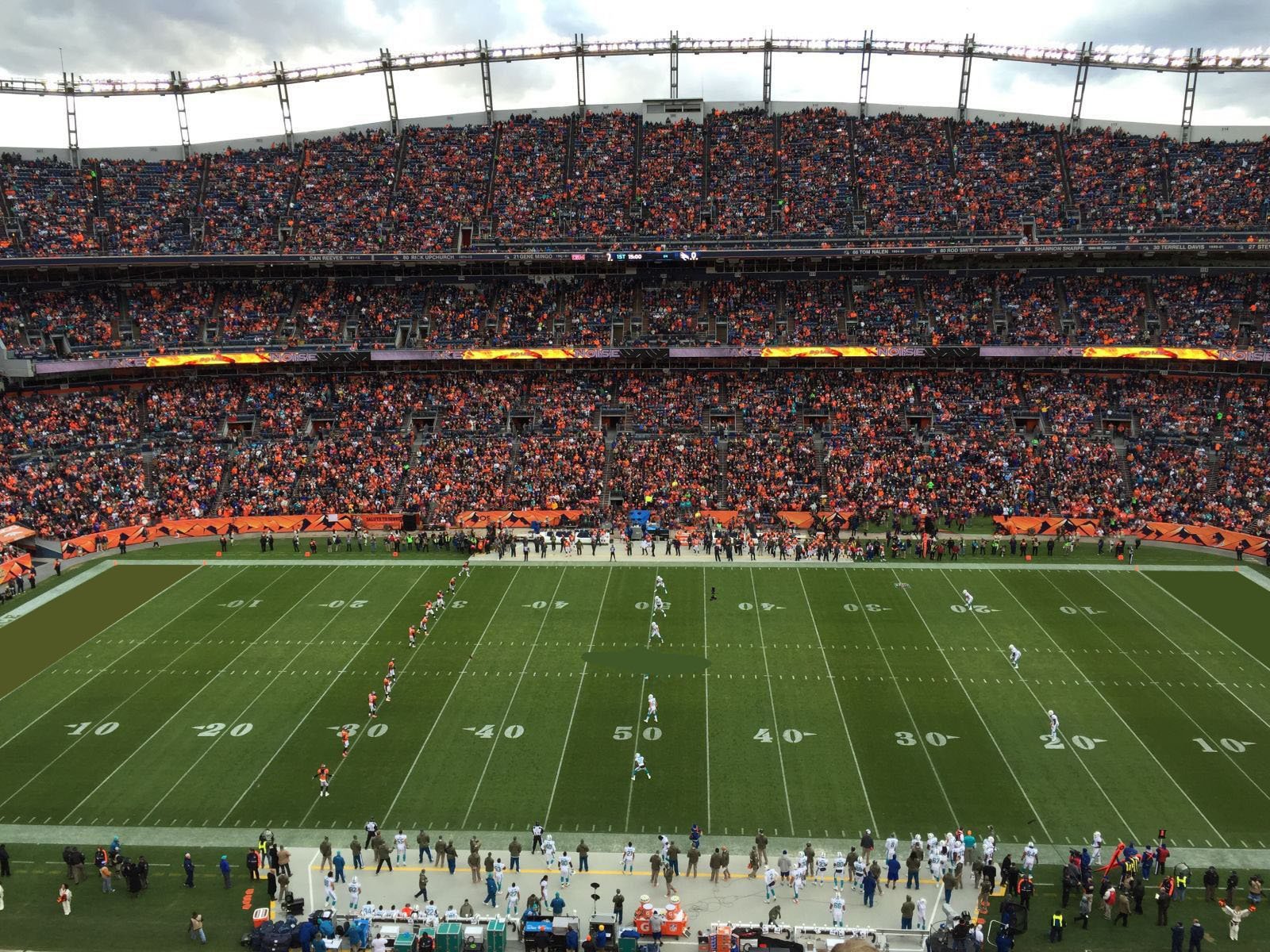 section 534, row 4 seat view  - empower field (at mile high)