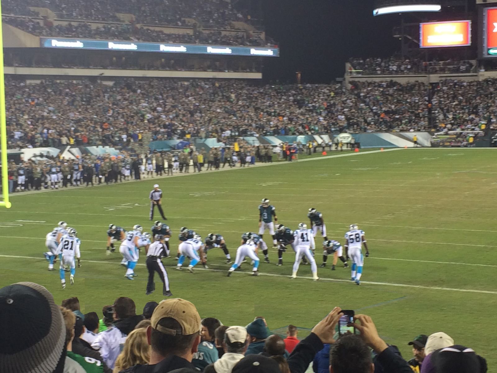 section 112, row 12 seat view  for football - lincoln financial field