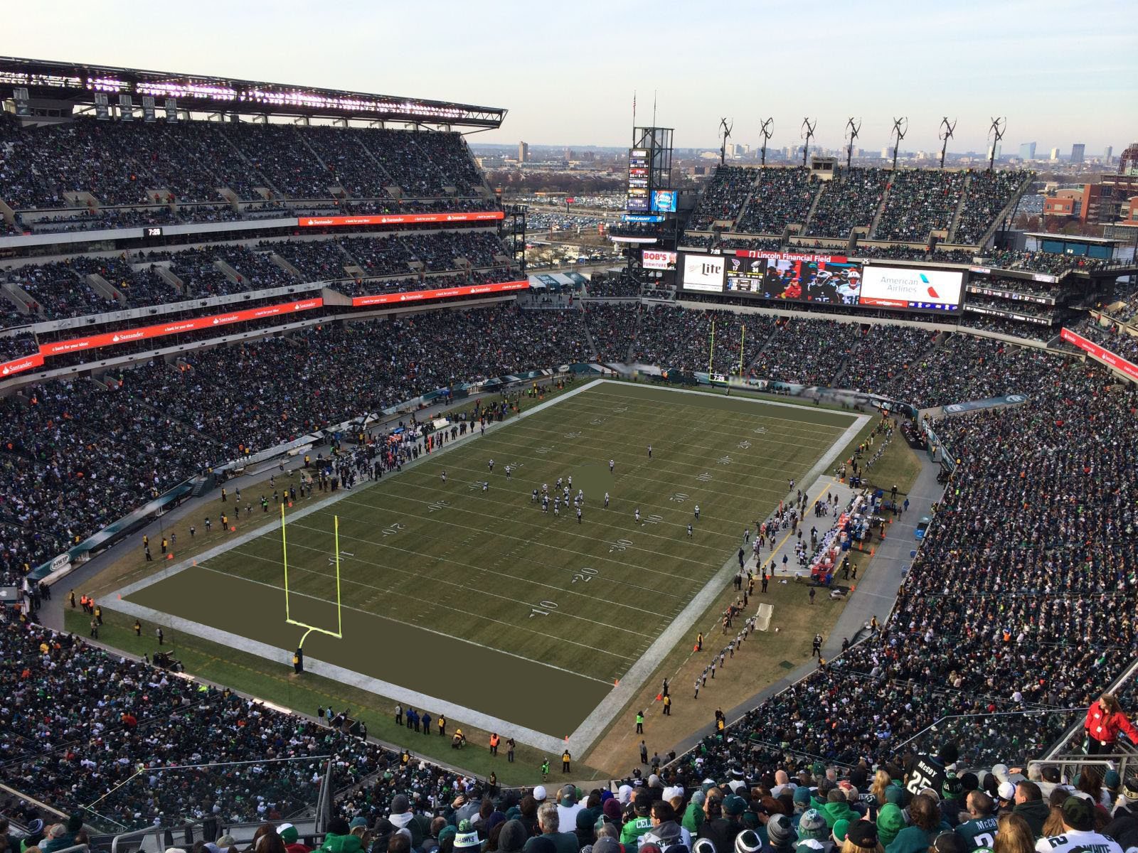 Section 217 at Lincoln Financial Field Philadelphia Eagles