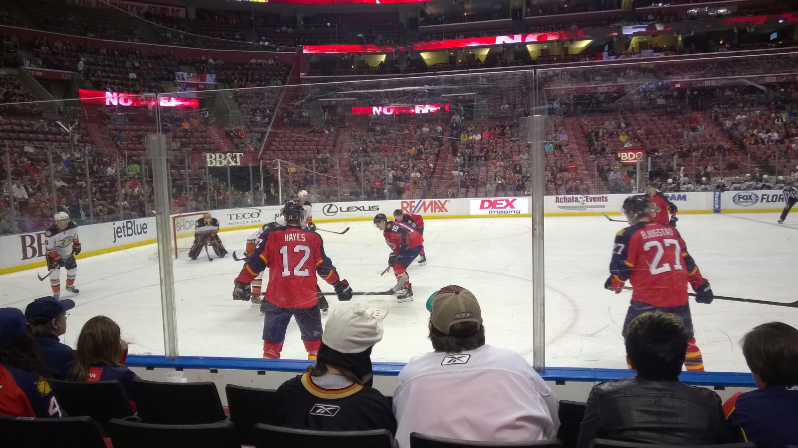 section 120, row 5 seat view  for hockey - amerant bank arena