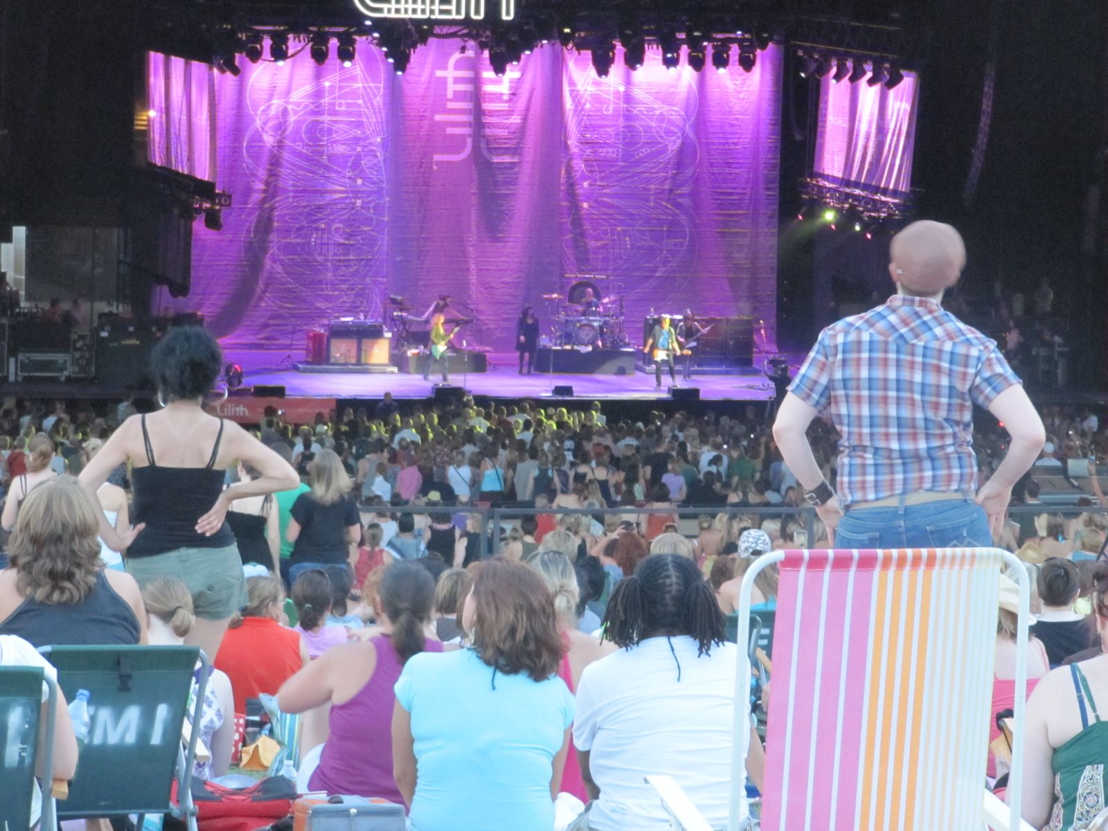 lawn seat view  - credit union 1 amphitheatre