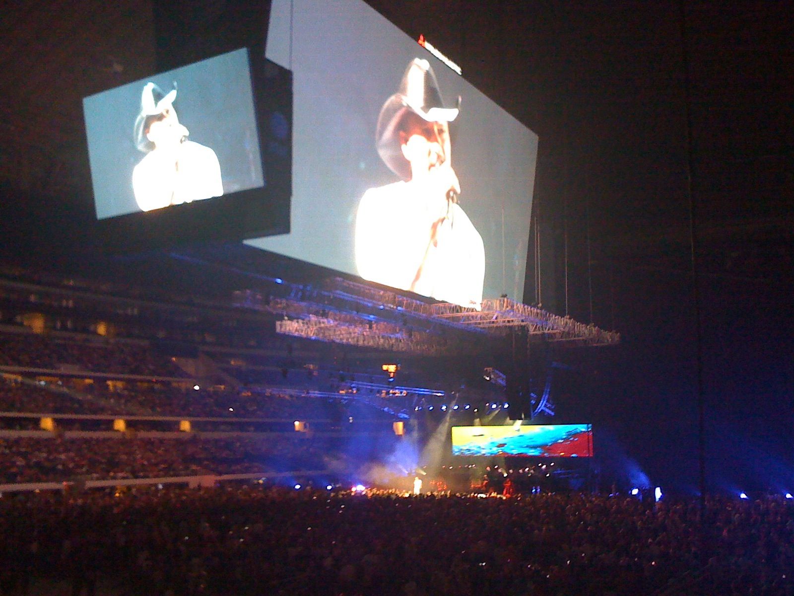 section 120 seat view  for concert - at&t stadium (cowboys stadium)